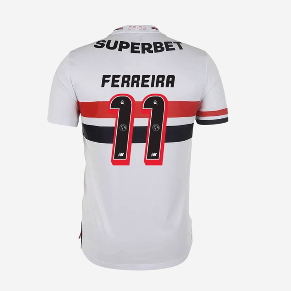 Camisa São Paulo 2025/26 I Ferreira N° 11