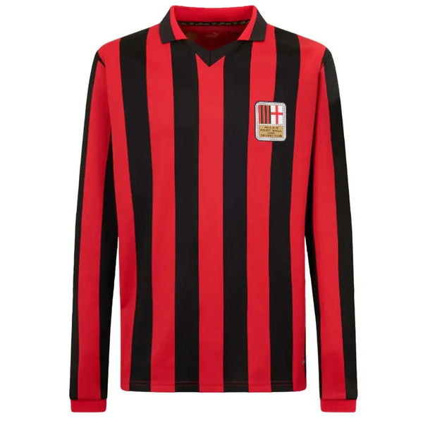 Camisa Milan 2024/25 Especial 125º Aniversário - Manga Longa- Masculina