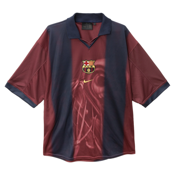 Camisa Barcelona I 2000/01 Retrô x Travis Scott Skeleton