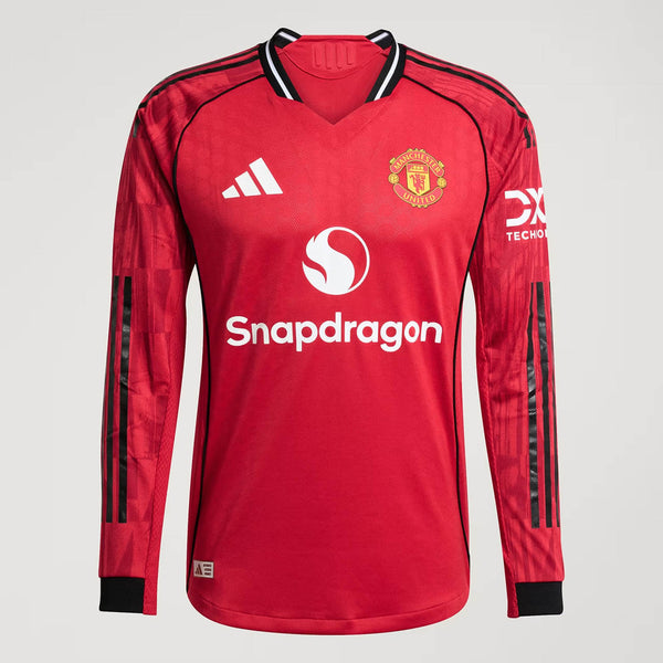 Camisa Manchester United Manga Longa 2025/26 I