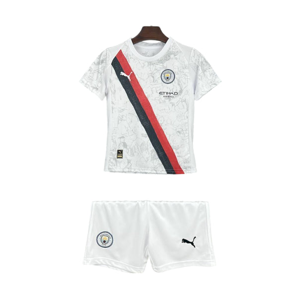 Kit Manchester City Especial Mundial de Clubes 25/26 Conjunto Infantil