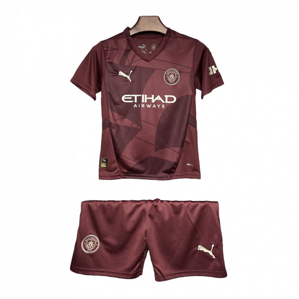 Kit Manchester City Third 24/25 Conjunto Infantil