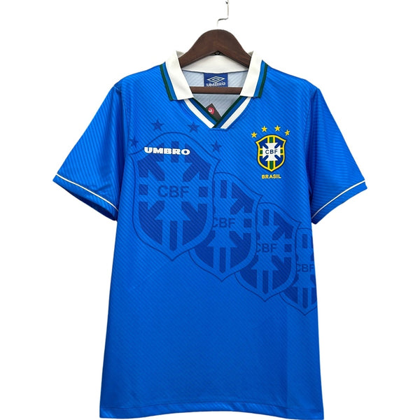 Camisa Retrô 1994 Seleção Brasileira II Masculina - Azul